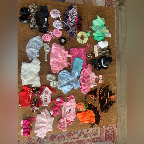 Other - Build A Bear Bundle Clothing & Accessories shoes, costumes, hair bows…